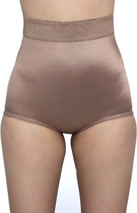 Rago High Waist Tummy Control Panty in Mocha at Nordstrom, Size 30