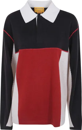 Guest In Residence Polo Shirt Color Block Color Block Rugby