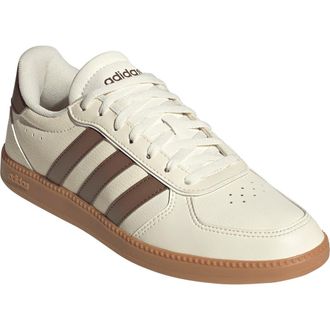 adidas Breaknet Sleek Sneaker in Cream White/Brown/Gum10 at Nordstrom Rack, Size 5.5