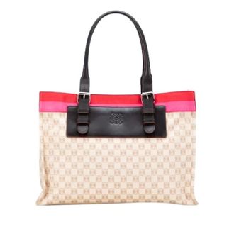 Loewe Pre-owned Tote Bags, female, Multicolor, Size: ONE SIZE Pre-owned Canvas Tote