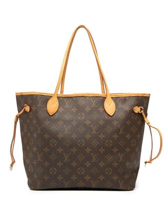 Louis Vuitton 2011 Monogram Neverfull MM tote bag - women - Fabric/Leather - One Size - Brown