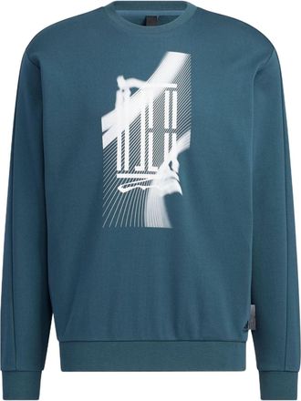 adidas WUJI Logo Pullover T-Shirt Asia Sizings Teal IA8184