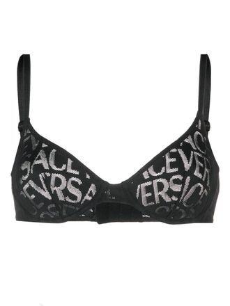 Versace Bh met mesh - Zwart