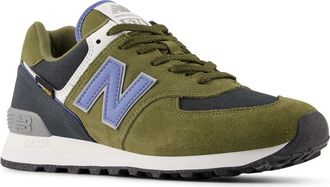 New Balance Sneaker NEW BALANCE 574, Damen, Gr. 37,5, lighter nb burgundy, Leder, Synthetik, Textil, Schuhe Sneaker