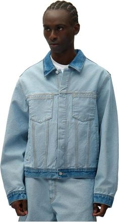 Arte Giacca di jeans Inside/out - - Jackets - Uomo - Blu - L