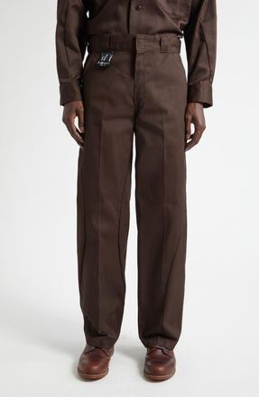 Undercover x Dickies Twill Work Pants in Brown at Nordstrom, Size 4