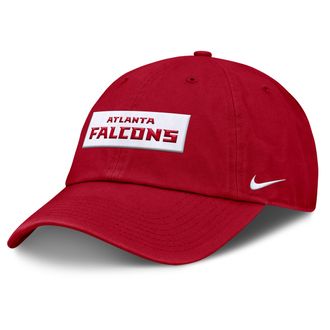 Nike Atlanta Falcons Primetime Club Wordmark Nike Mens NFL Adjustable Hat in Red | NF026DL96-ZW0