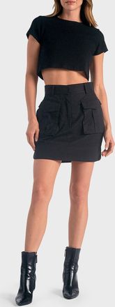 Elan Mini Skirt In Black