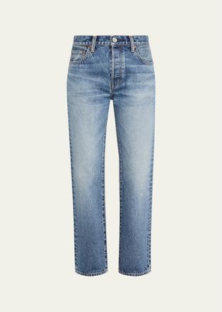 Moussy Vintage Wythe Mid-Rise Straight-Leg Jeans