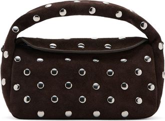 Mango Sandra Suede Top Handle Bag in Chocolate at Nordstrom