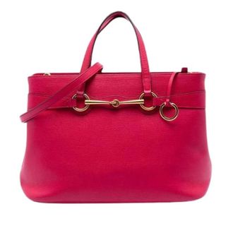 Gucci Pre-owned Handbags, female, Pink, Size: ONE SIZE Pre-owned Bright Bit Satchel