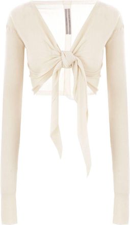 Rick Owens Cardigan con cintura - Toni neutri