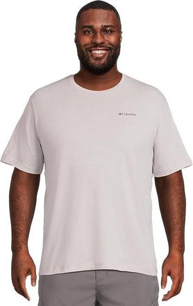 Columbia Big Tall Thistletown Hillstm Short Sleeve Mens Clothing Columbia Grey Heather : 1X, Polyester/Cotton