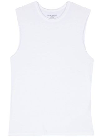 Officine Générale Top con orlo dritto - Bianco