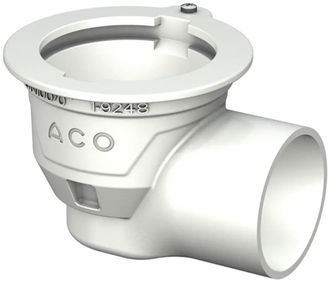 Aco Aco Sumidero Passavant Dn100/1,5 Grados/1,6l/s/soporte/epoxi, 5569.70.20