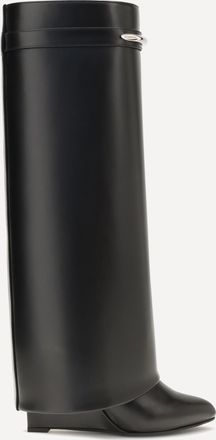 Givenchy Leather Shark Boots Female 37.5