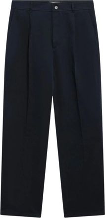 Valentino Rechte broek - Heren - Broeken - Blauw - Maat: M Katoen