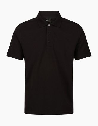 Regatta Mens Regatta Professional Mens Short-Sleeved Polo Shirt - Black - Size: 46