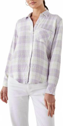 Rails Brady Shirt In Lilac Citrus