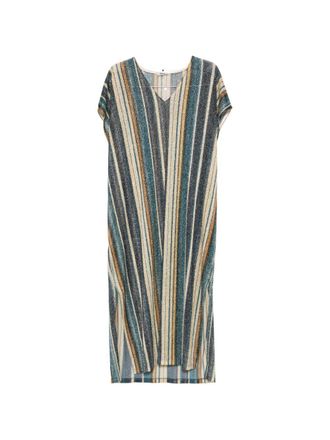 Siyu Womens Zoe Striped Kaftan Dress