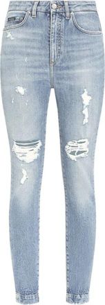 Dolce & Gabbana Skinny Jeans - Dames - Skinny Jeans - Blauw - XS - Jeans