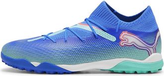 Puma Unisex Future 7 PRO CAGE Soccer Shoe, BLUEMAZING White-Electric Peppermint, 7.5 UK