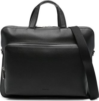Calvin Klein Portadocumenti in pelle - Nero