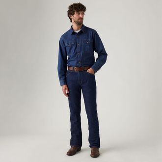 Levi's 537 Western Bootcut Jeans - Mens - 29X32 - Dark Wash / Rocky Rinse
