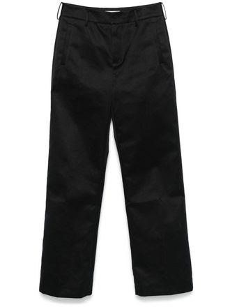 Entire studios Father trousers - unisex - Cotton/Polyester/Polyester/Spandex/Elastane - L - Black