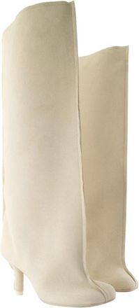 Maison Margiela Calfskin Leather Boot - Beige