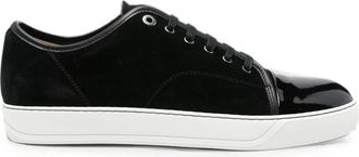 Lanvin DBB1 Patent-toe Suede Sneakers