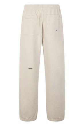Represent Mens Track Pants Cream Marl Cotton
