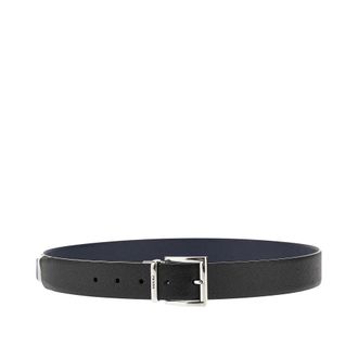 Prada Saffiano leather reversible belt Man 85