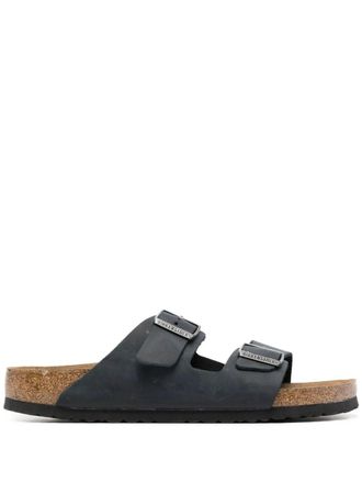 Birkenstock Arizona Sfb Black, Oiled Leather