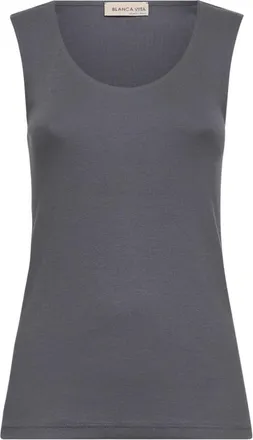 Blanca Vita Tops, Dames, Grijs, M, Sleeveless Top