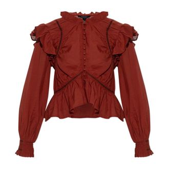 AllSaints Donna, Camicette, Rosso, 2Xs, new