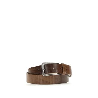 Brunello Cucinelli Brown Calf Leather Bos Taurus Regular Womens Belt