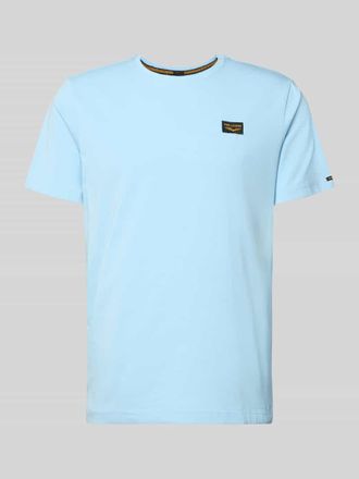 PME Legend T-Shirt mit Label-Stitching Modell GUYVER in Hellblau, Gr&ouml;&szlig;e XXXL