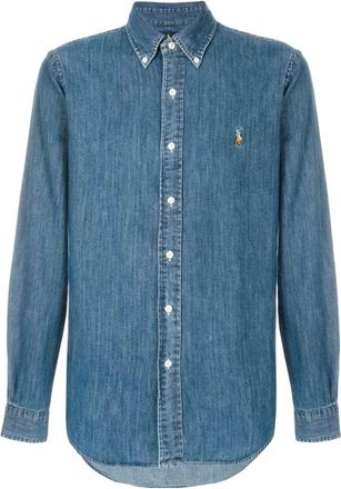Ralph Lauren Camisa de Denim - Shirts - Hombre - Azul - L