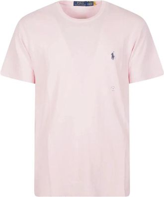 Polo Ralph Lauren Knit T-Shirt - Heren - T-shirts - Roze - XL - Tops