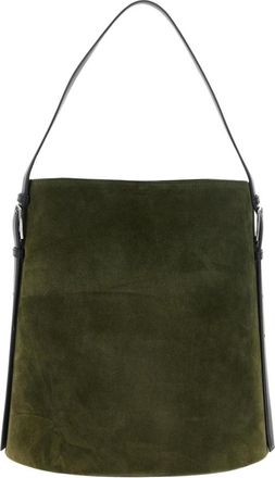 Coperni Suede Ergonomische Tote - Dames - Tassen - Groen - Maat: ONE Size Su&egrave;de