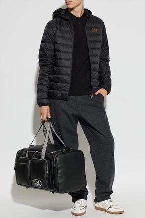 Emporio Armani Down Jacket From The Sustainability Collection, Mens, Black