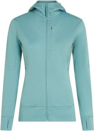 Icebreaker Merino 260 Quantum IV L/S Zip Hoodie Merinohoodie f&uuml;r Damen | t&uuml;rkis