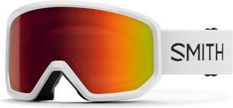 Smith Transfer Snow Goggles in White /Red Sol-X Mirror at Nordstrom