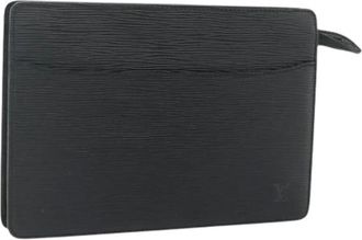 Louis Vuitton Pre-owned Clutches, female, Black, Size: ONE SIZE Pre-owned Clutch Bag