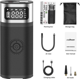 OEM Inflador De Neum&aacute;ticos Para Coche, Bomba De Aire Electr&oacute;nica Port&aacute;til De 12 V, 5200 Mah/150 Psi, Compresor De Aire De Mano Con Pantalla Digital Y Luce