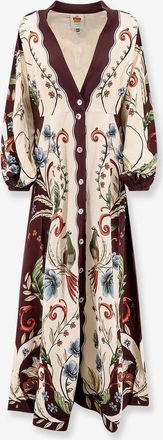 Farm Rio Vestito Maxi Millena con stampa all-over - FARM RIO - gender_Woman