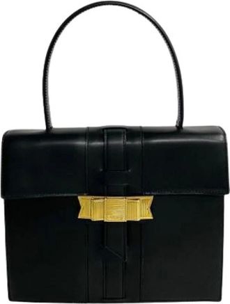 Celine Pre-owned Handbags, female, Black, Size: ONE SIZE Pre-owned Leather celine-bags