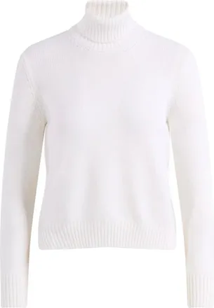 Gran Sasso Truien & Vesten, Dames, Wit, XS, Wol, 13203/14200 Ribbed Turtleneck