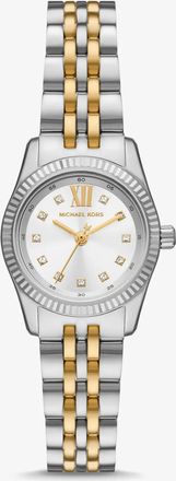 Michael Kors Petite Lexington Pav&eacute; Two-Tone Watch